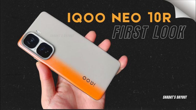iQOO Neo 10R: phone sports a 6.7-inch AMOLED display with a FHD+ resolution